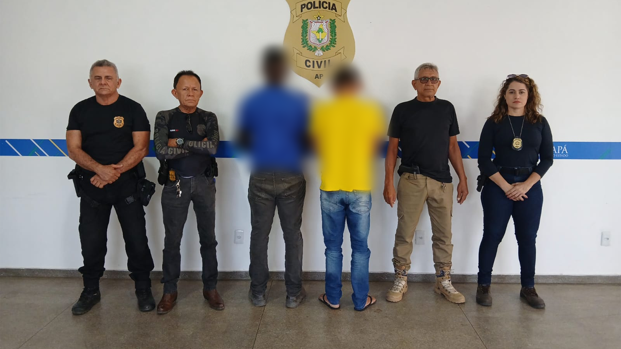 EM MACAPÁ, POLÍCIA CIVIL PRENDE DOIS INDIVÍDUOS CONDENADOS JUDICIALMENTE POR ESTUPRO DE VULNERÁVEL E EMBRIAGUEZ AO VOLANTE